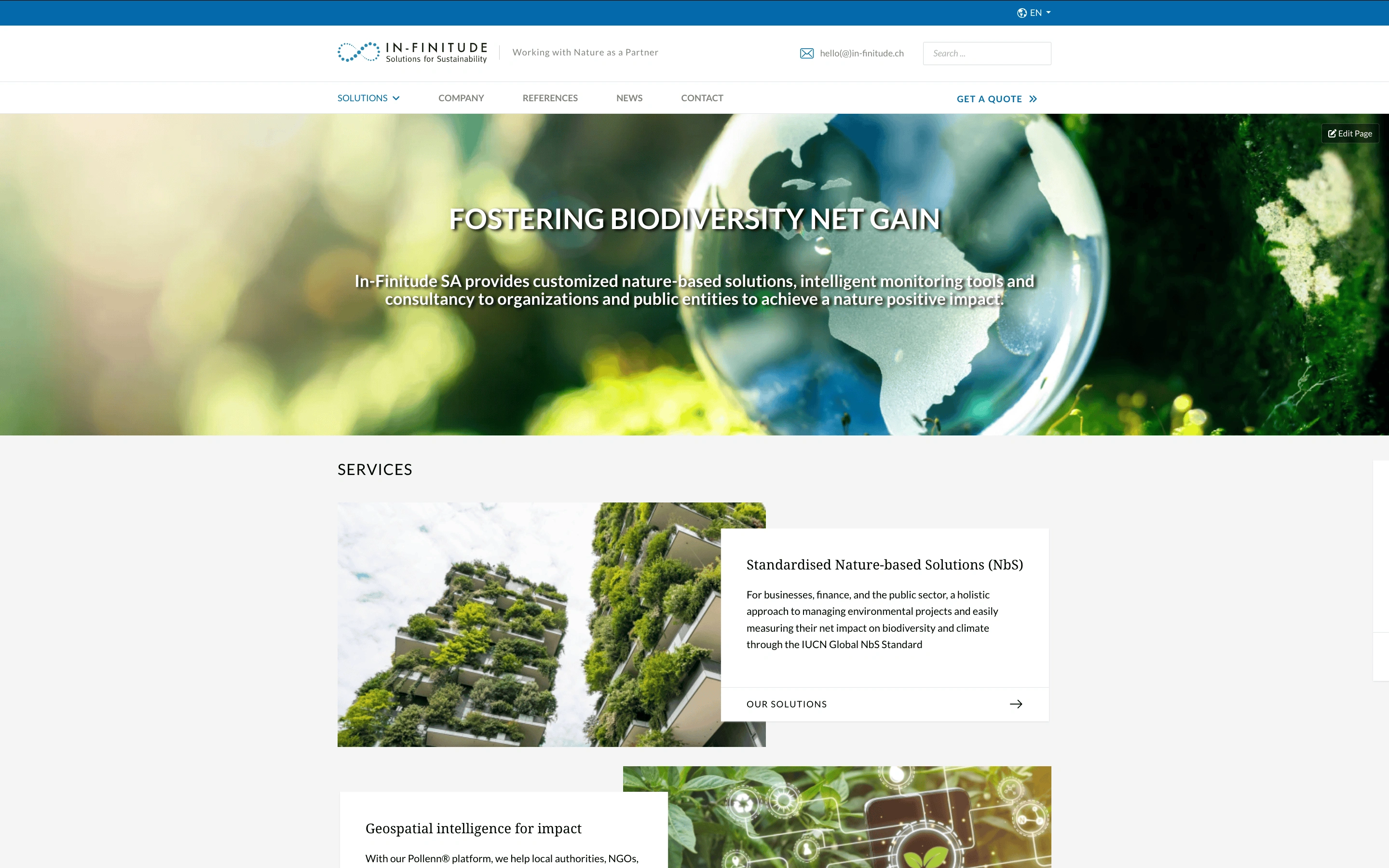 Launch of our new website during the IUCN World Congress in Abu Dhabi